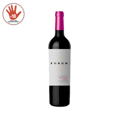 VINHO ARGENTINO FORUM ROBLE TINTO MALBEC 750ML