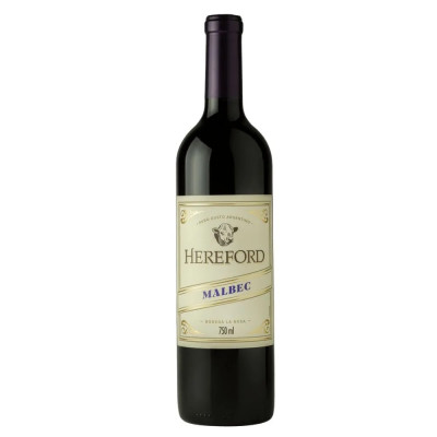 VINHO ARGENTINO HEREFORD MALBEC 750ML