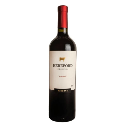 VINHO ARGENTINO HEREFORD RESERVA MALBEC 750ML