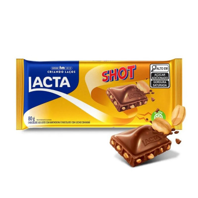 CHOCOLATE LACTA SHOT 80GR