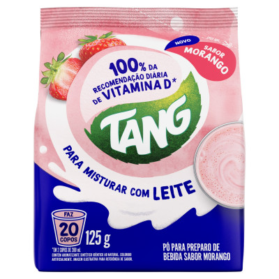 PO PARA PREPARO TANG BEBIDA MORANGO 125GR