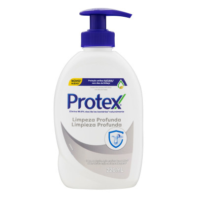 SABONETE PROTEX LIQUIDO LIMPEZA PROFUNDA 220ML