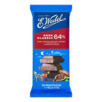 CHOCOLATE E.WEDEL AMARGO 64% 90G