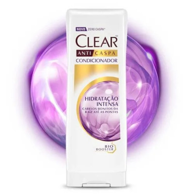 CONDICIONADOR CLEAR ANTI CASPA HIDRATAÇÃO INTENSA 200 ML