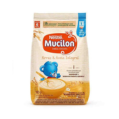 MUCILON ARROZ AVEIA SACHE 180 G