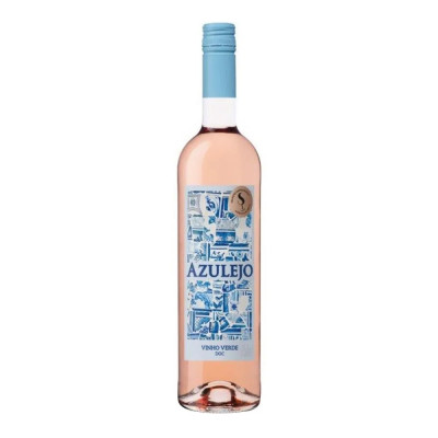 VINHO PORTUGUES AZULEJO VERDE ROSE 750ML