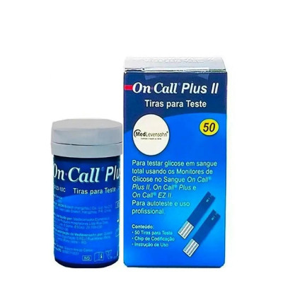 50 TIRAS DE GLICOSE ON CALL PLUS II