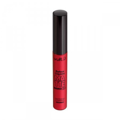 BATOM LIQUIDO MATE NANO HD VERMELHO RUBI 5 ML VULT