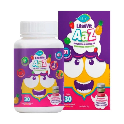 AAZ LITEEVIT 30COMPRIMIDOS MASTIGAVEL KIDS