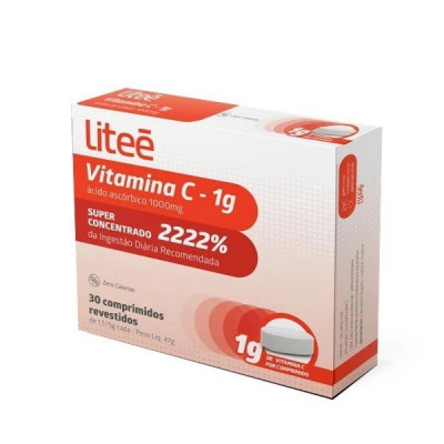 VITAMINA C 1G 30CAPSULAS LITEE
