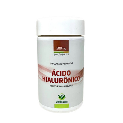 ACIDO HIALURONICO + COLAGENO 500 MG 30 CAPSULAS VITAL