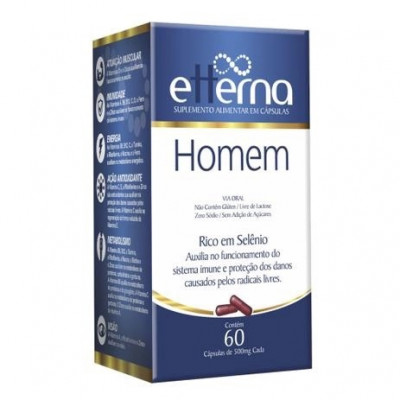 ETTERNA HOMEM 500 MG 60 CAPSULAS