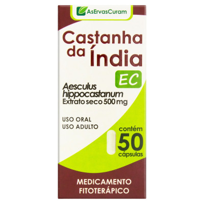 CASTANHA DA INDIA 500MG 50CAPSULAS.49.95FIXO