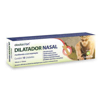 DILATADOR NASAL MASCULINO 10 UNDS SANCARE MEDIO