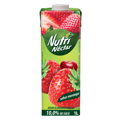 NUTRI NECTAR MORANGO 1LITRO