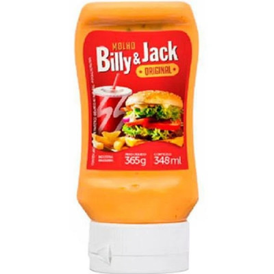 MOLHO KISABOR BILLY JACK ORIGINAL 365G / 348ML