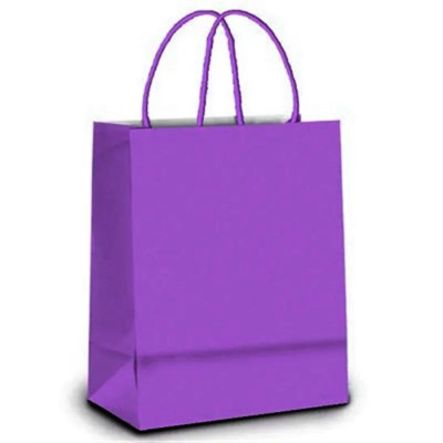 SACOLA WMA KRAFT BC CHAP ROXO 13,5X8X16CM COM10