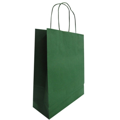 SACOLA WMA KAFT R CHAP VERDE BANDEIRA 13,5X8X16CM 10UNIDADES