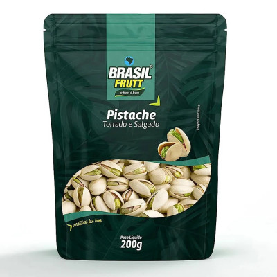 PISTACHE BRASIL FRUTT TORRADO SACHE 200G COM CASCA