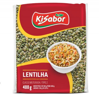 LENTILHA SECA KISABOR 400G