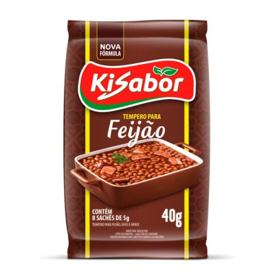 TEMPERO PARA FEIJAO 08X05GR KISABOR