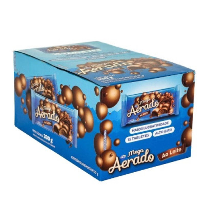 CHOCOLATE AERADO AO LEITE 15UN