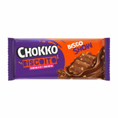 BARRA DE CHOCOLATE CHOKKO ARCOR BISCOITO SH