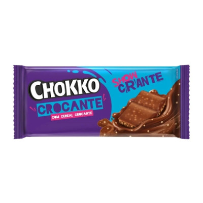 BARRA ARCOR CHOKKO 65G CHOCOLATE CROCANTE