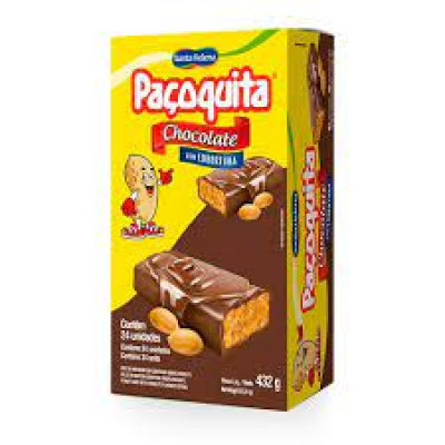 DOCE PACOQUITA COBERTO CHOCOLATE 432G