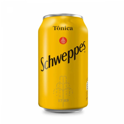 TÔNICA SCHWEPPES LATA 350ML CAIXA 6