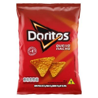 DORITOS ELMA CHIPS QUEIJO NACHO 45GR