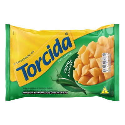 SALGADINHO TORCIDA PIMENTA MEXICANA 100G