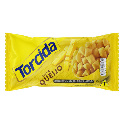 SALGADINHO TORCIDA QUEIJO 100G