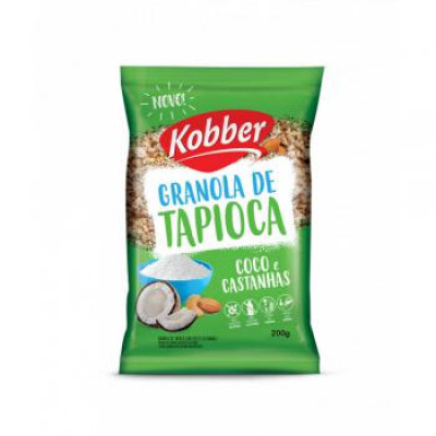 GRANOLA KOBBER 200GR TAPIOCA COCO/CASTANHA