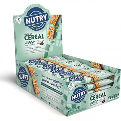 CEREAL BARRA NUTRY COCO/CHOCOLATE COM 24 528 GR