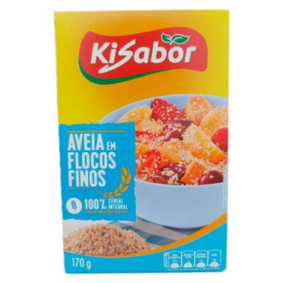 AVEIA EM FLOCOS FINOS KISABOR 170GRS