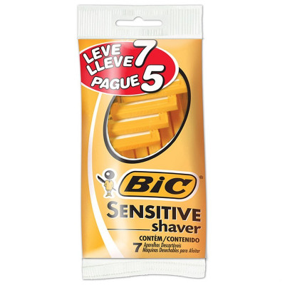 APARELHO BARBEAR BIC SHAVER SENSITIVE LEVE 7 PAGUE 5