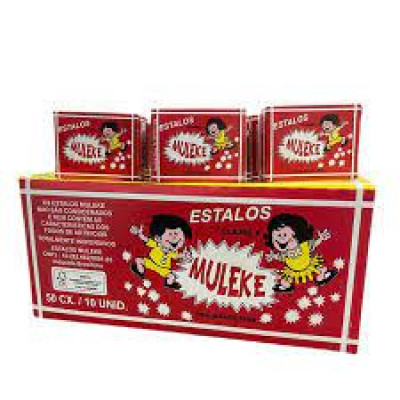 ESTALINHO MULEKE CAIXINHA 50X10UNIDADES