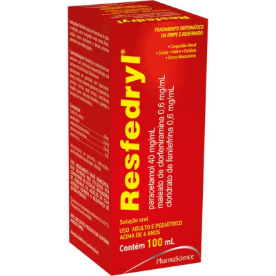 RESFEDRYL XAROPE ORAL 100ML