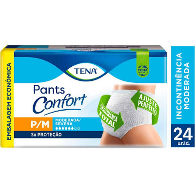 FRALDA GERIATRICA TENA CONFORT P/M 24UNIDADES