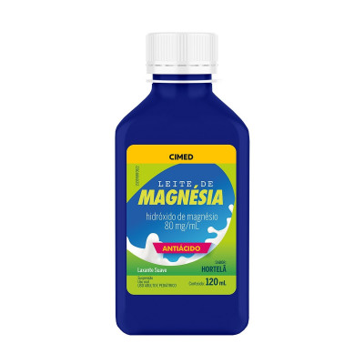 LEITE DE MAGNESIA HORTELA 120 ML CIMED