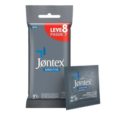 PRESERVATIVO JONTEX SENSITIVE LEVE8PAGUE7 DEMAIS PROD