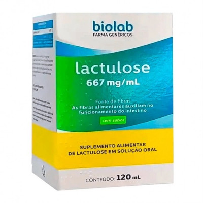 LACTULOSE G* SOL 66 7MG 120ML SEM SABOR