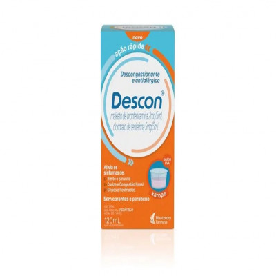 DESCON XAROPE 120 ML XPE CT FR X 120 ML