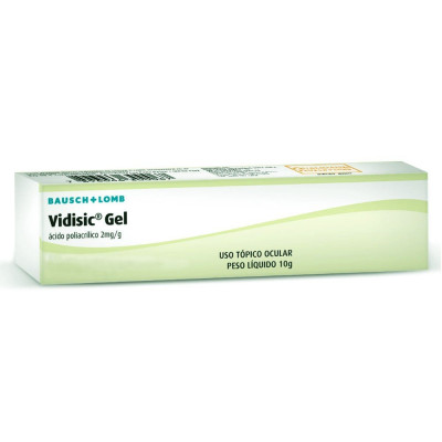 VIDISIC 2MG/G GEL OFTÁLMICO ESTÉRIL COM 10 G