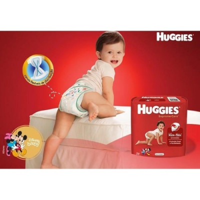 FRALDA HUGGIES SUPREME CARE HIPER M 66