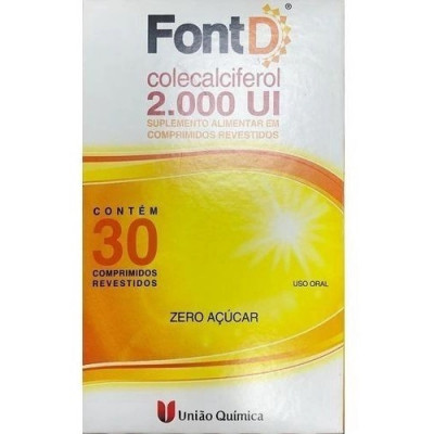 VITAMINA D3 2.000 UI 30 CAPSULAS UNIAO