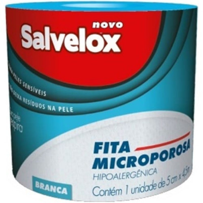 FITA MICROPOROSA SALVELOX 5CMX4.5M