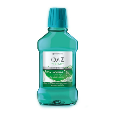 ENXAGUANTE BUCAL OAZ FRESH 250 ML HORTELA EUROFARMA