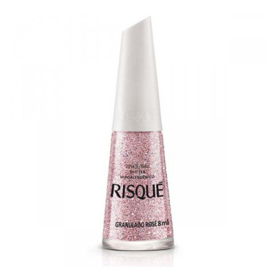 ESMALTE GLITTER GRANULADO ROSÉ 8ML